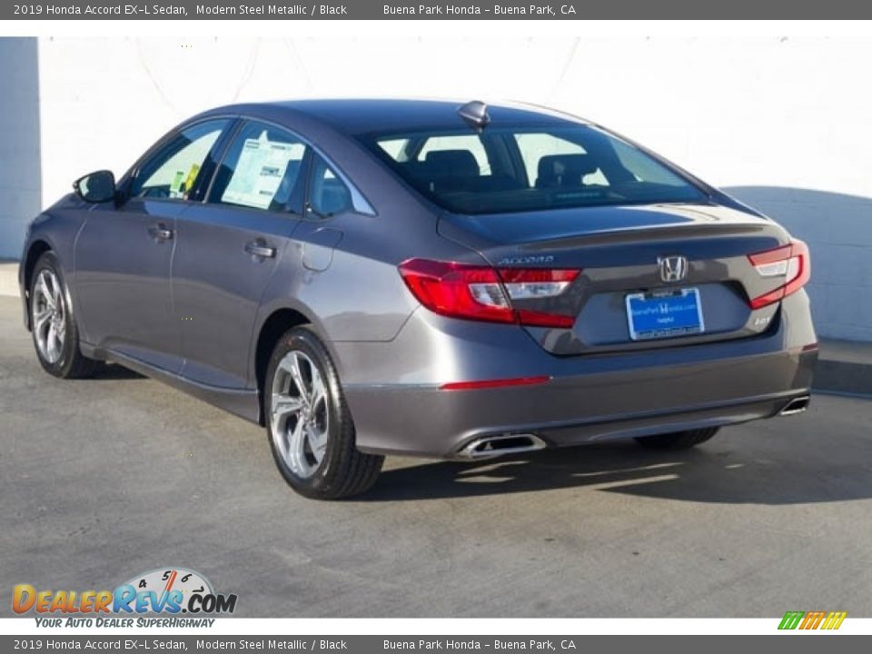 2019 Honda Accord EX-L Sedan Modern Steel Metallic / Black Photo #2