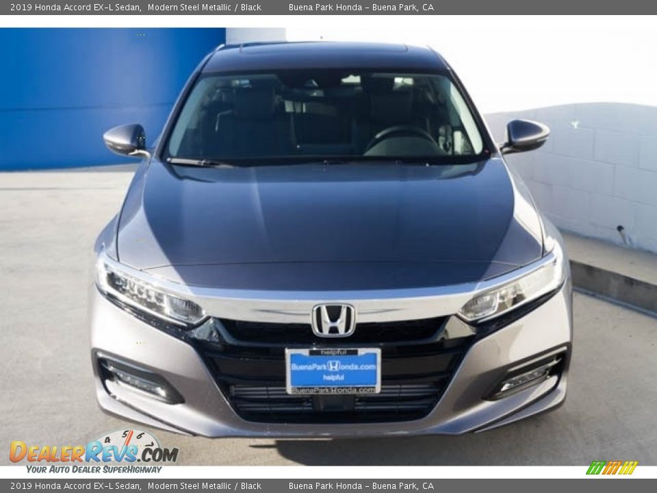 2019 Honda Accord EX-L Sedan Modern Steel Metallic / Black Photo #3