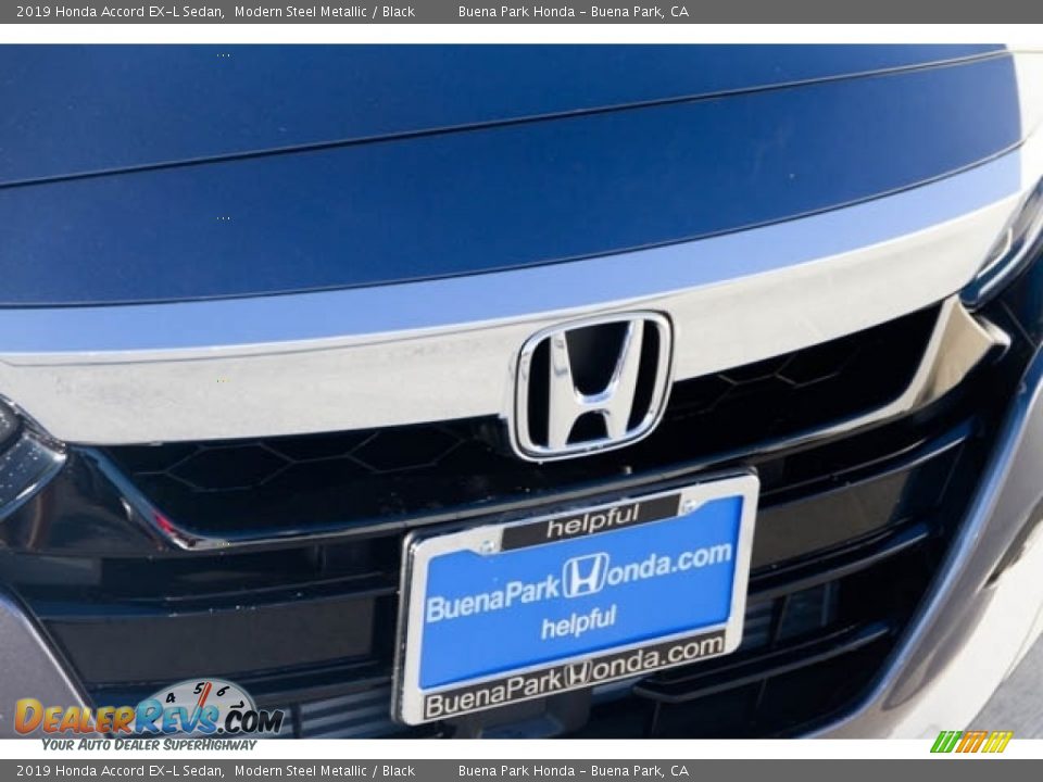 2019 Honda Accord EX-L Sedan Modern Steel Metallic / Black Photo #4