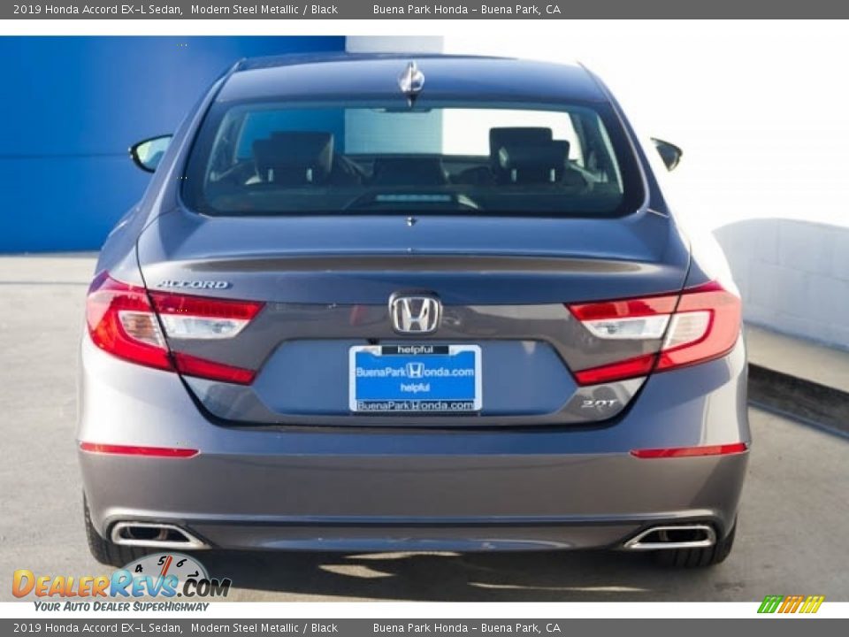 2019 Honda Accord EX-L Sedan Modern Steel Metallic / Black Photo #6