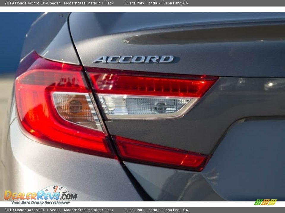2019 Honda Accord EX-L Sedan Modern Steel Metallic / Black Photo #7