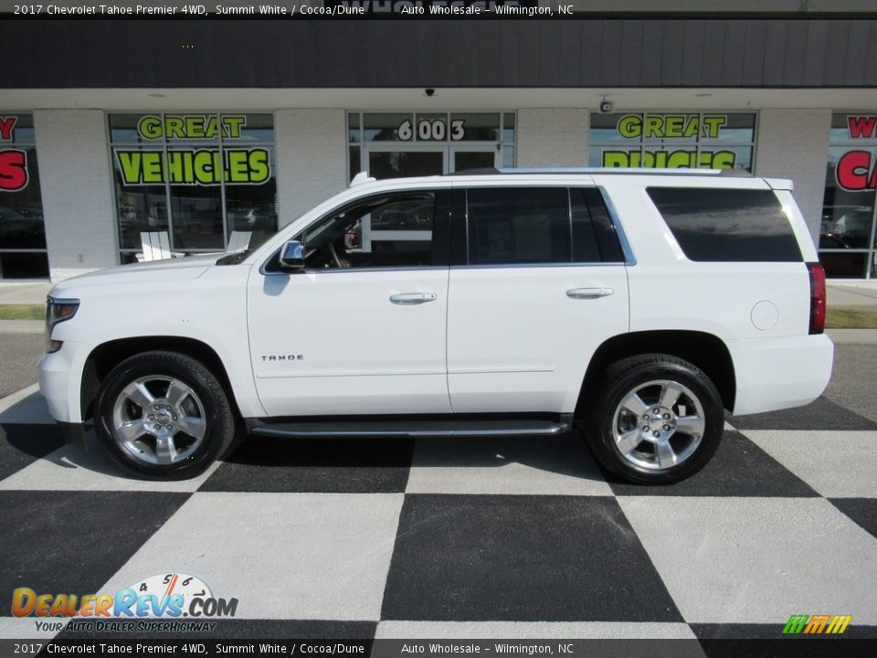 2017 Chevrolet Tahoe Premier 4WD Summit White / Cocoa/Dune Photo #1