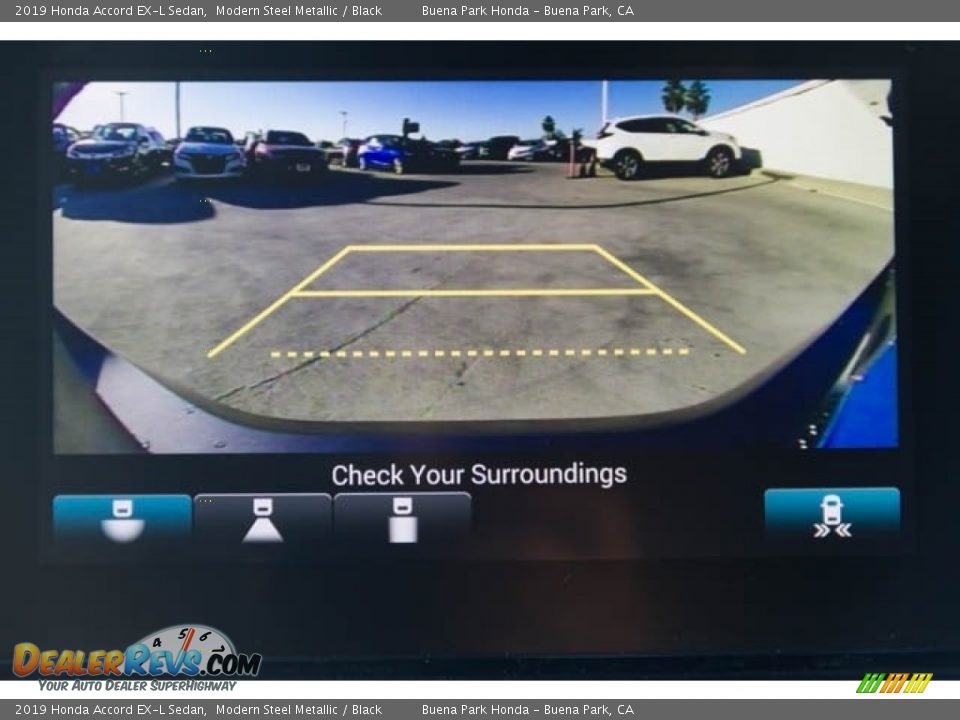 2019 Honda Accord EX-L Sedan Modern Steel Metallic / Black Photo #15