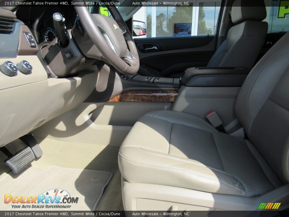 2017 Chevrolet Tahoe Premier 4WD Summit White / Cocoa/Dune Photo #9