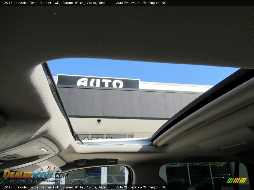 2017 Chevrolet Tahoe Premier 4WD Summit White / Cocoa/Dune Photo #13