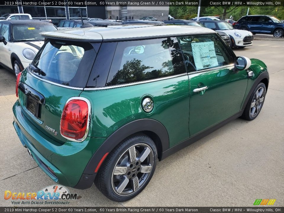 2019 Mini Hardtop Cooper S 2 Door 60 Years Edition 60 Years British Racing Green IV / 60 Years Dark Maroon Photo #2