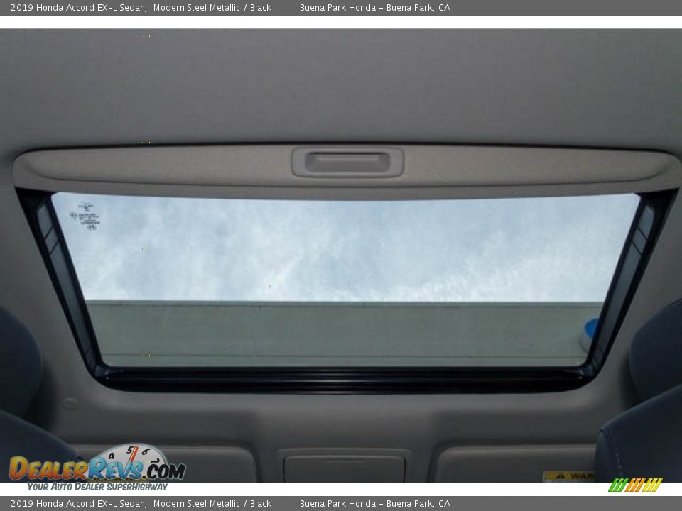 2019 Honda Accord EX-L Sedan Modern Steel Metallic / Black Photo #21