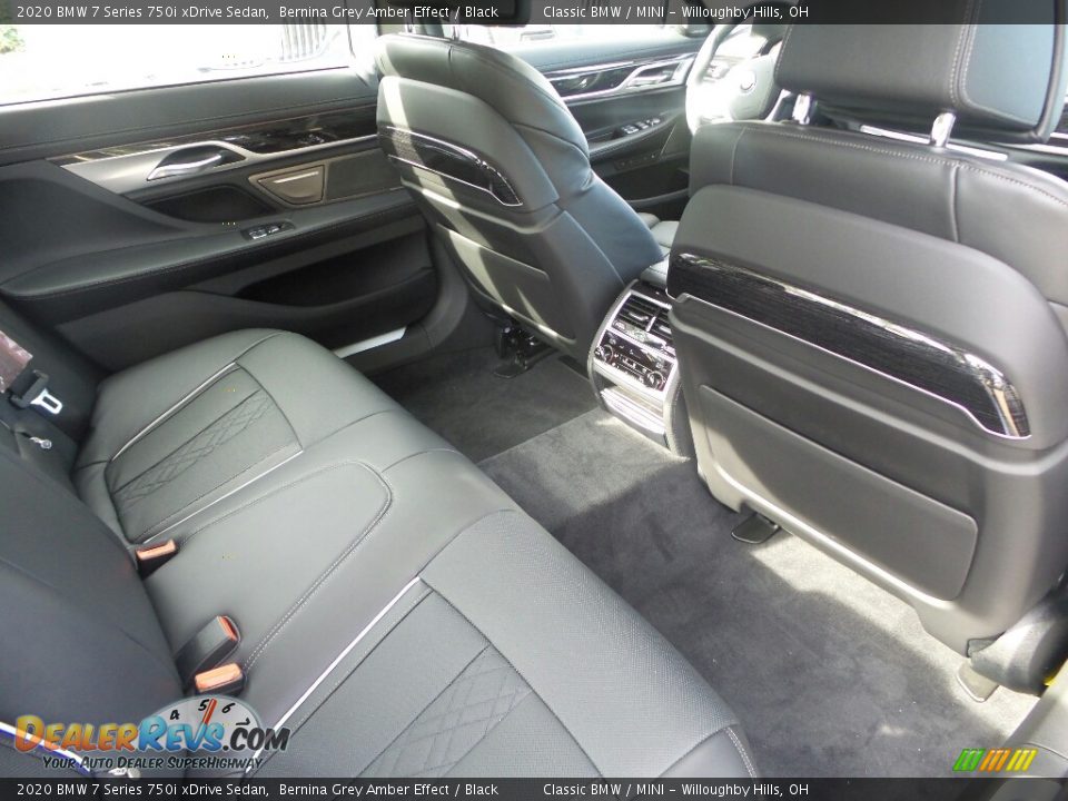 Rear Seat of 2020 BMW 7 Series 750i xDrive Sedan Photo #4