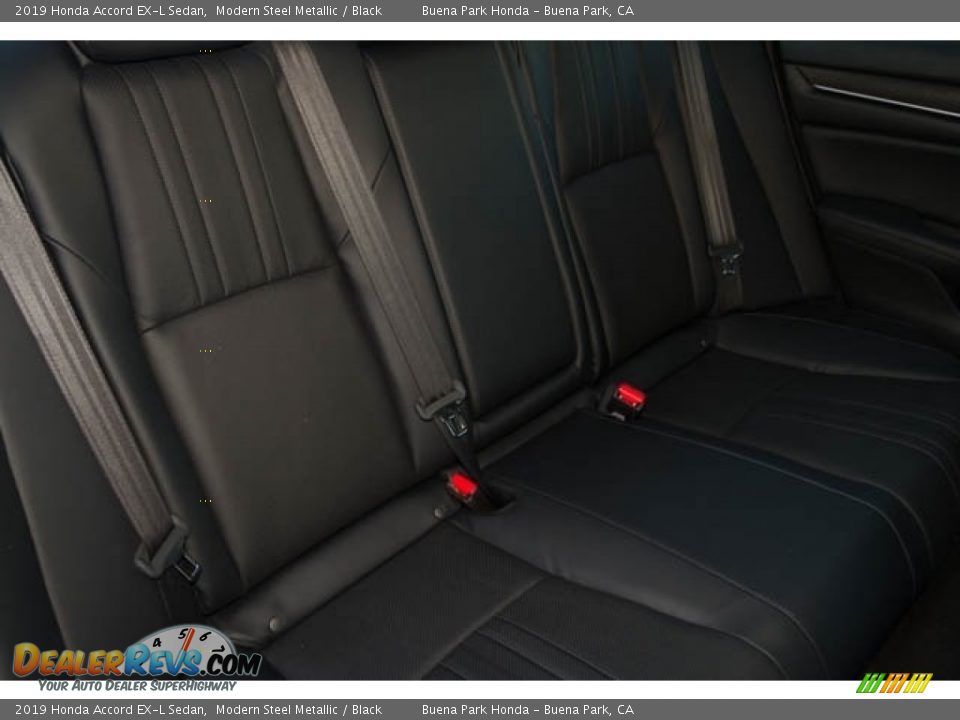 2019 Honda Accord EX-L Sedan Modern Steel Metallic / Black Photo #31