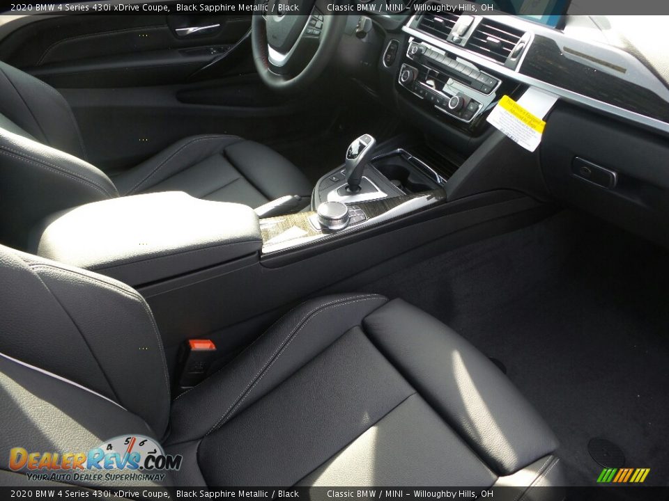 2020 BMW 4 Series 430i xDrive Coupe Black Sapphire Metallic / Black Photo #3