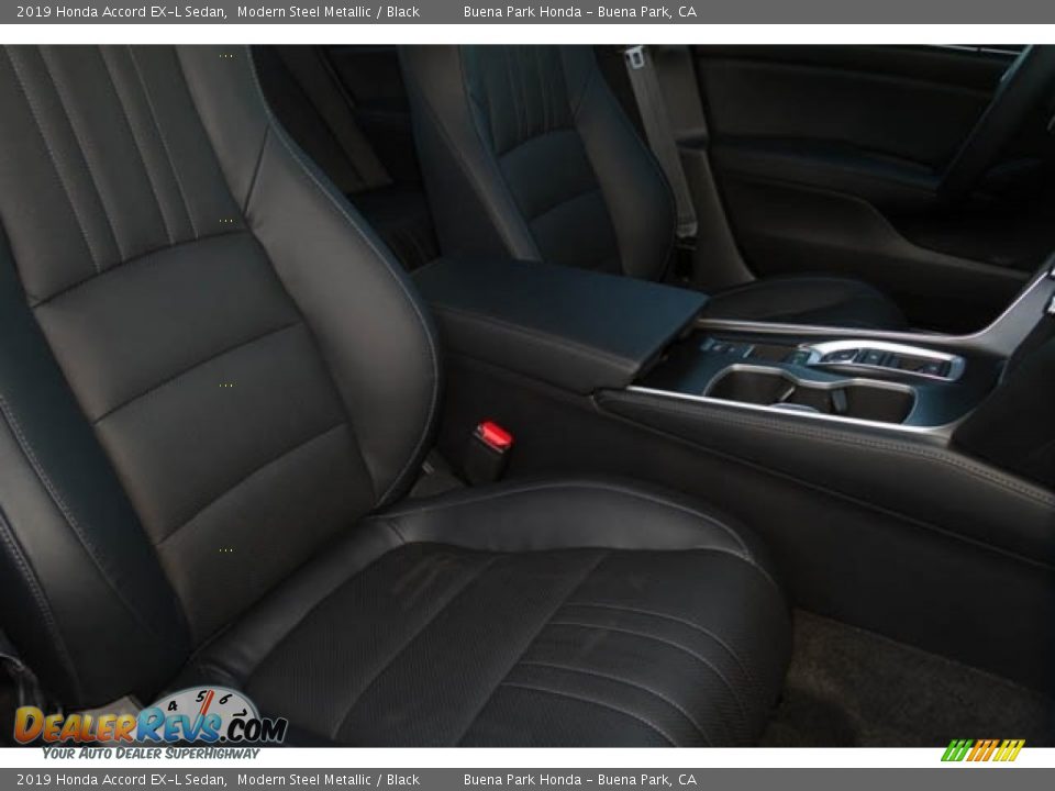2019 Honda Accord EX-L Sedan Modern Steel Metallic / Black Photo #33