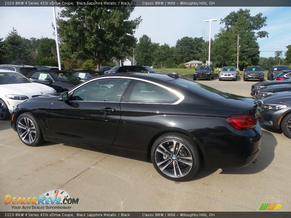 2020 BMW 4 Series 430i xDrive Coupe Black Sapphire Metallic / Black Photo #5