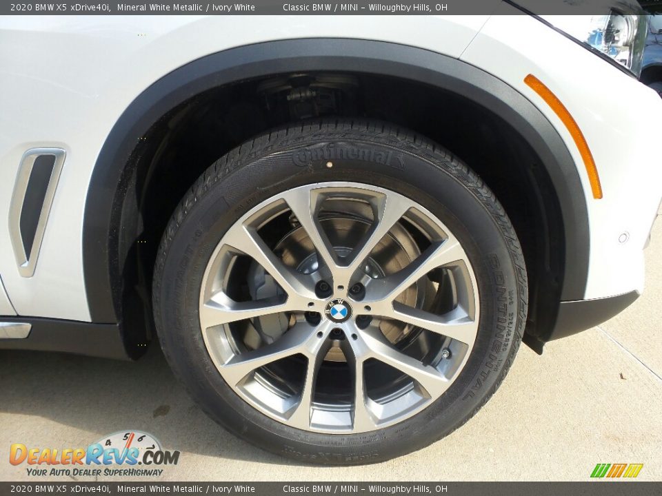 2020 BMW X5 xDrive40i Mineral White Metallic / Ivory White Photo #2