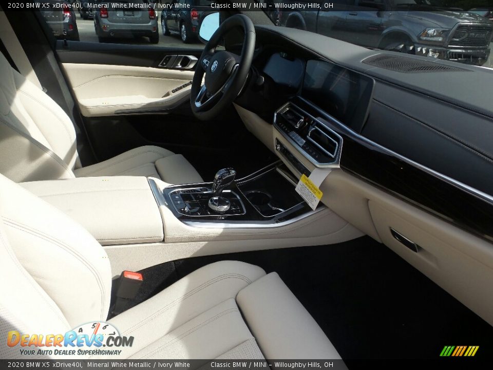 2020 BMW X5 xDrive40i Mineral White Metallic / Ivory White Photo #3