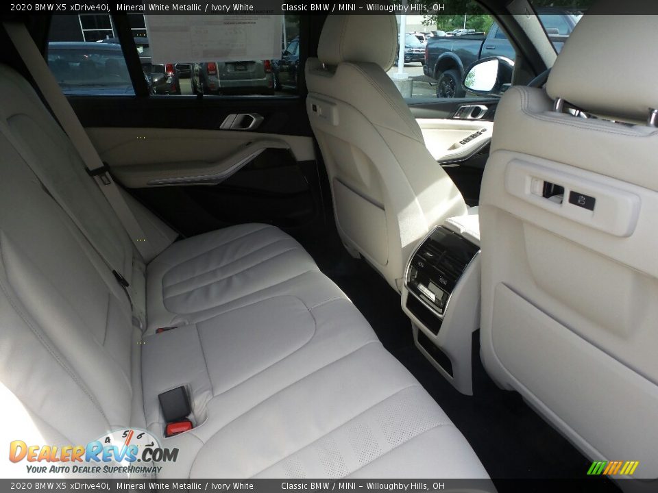 2020 BMW X5 xDrive40i Mineral White Metallic / Ivory White Photo #4