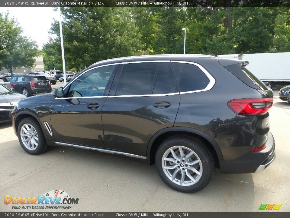 2020 BMW X5 xDrive40i Dark Graphite Metallic / Black Photo #5