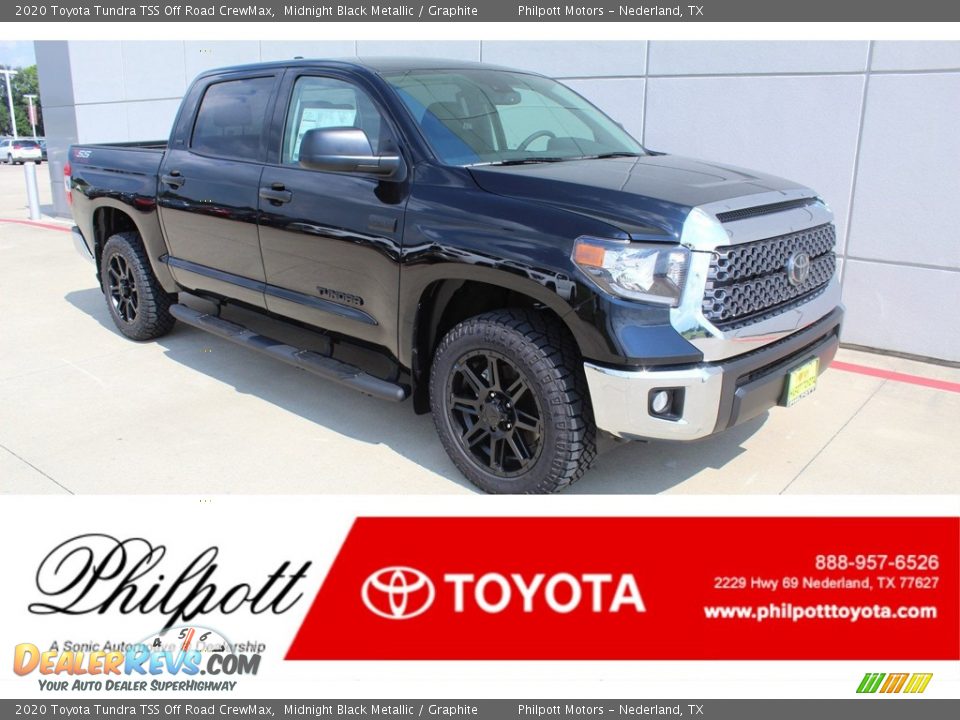 2020 Toyota Tundra TSS Off Road CrewMax Midnight Black Metallic / Graphite Photo #1