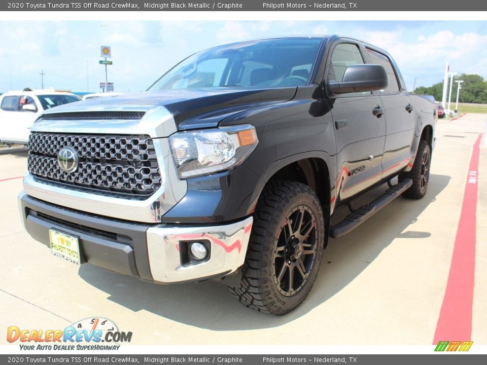 Midnight Black Metallic 2020 Toyota Tundra TSS Off Road CrewMax Photo #4