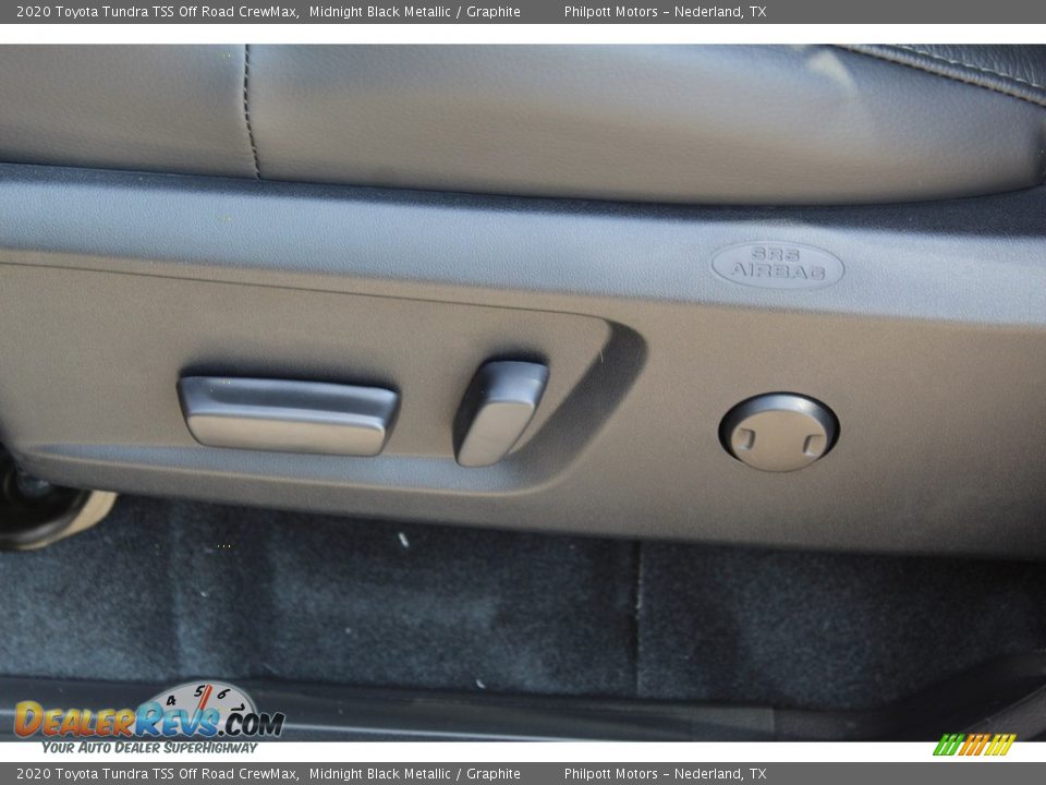 2020 Toyota Tundra TSS Off Road CrewMax Midnight Black Metallic / Graphite Photo #11