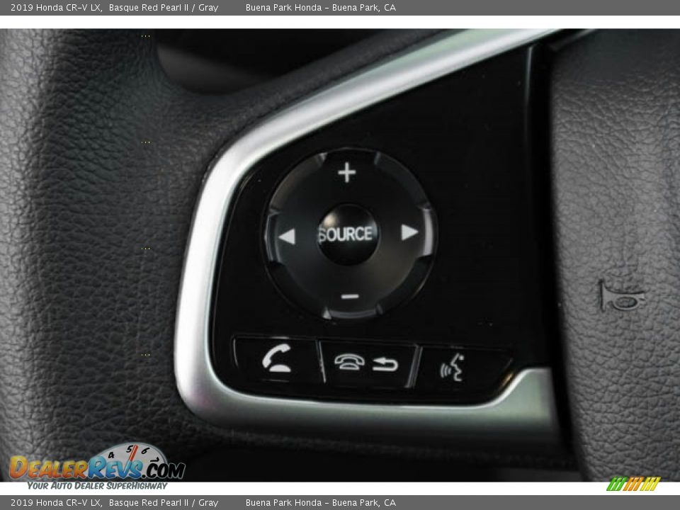 2019 Honda CR-V LX Basque Red Pearl II / Gray Photo #12