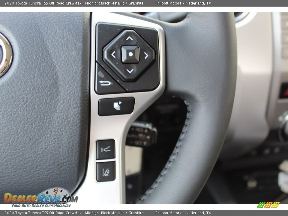 2020 Toyota Tundra TSS Off Road CrewMax Steering Wheel Photo #13