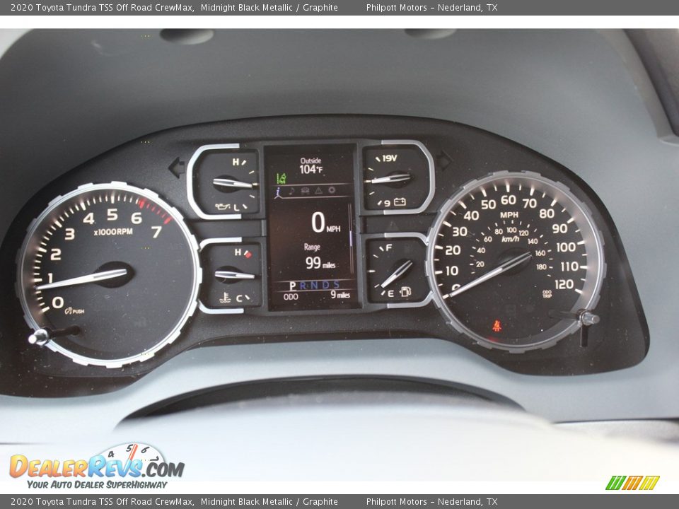 2020 Toyota Tundra TSS Off Road CrewMax Gauges Photo #14
