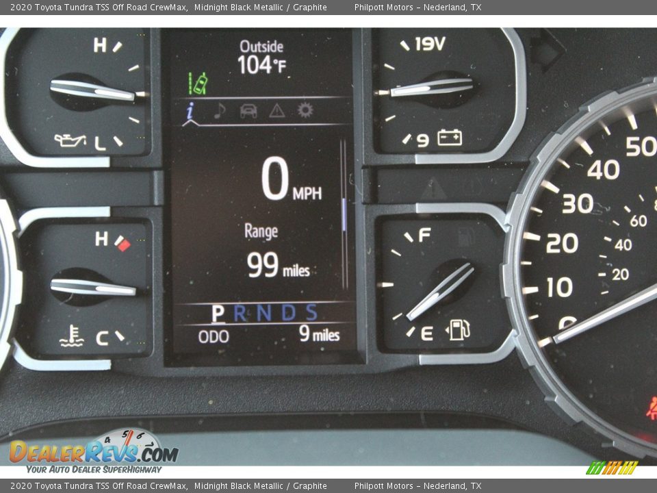 2020 Toyota Tundra TSS Off Road CrewMax Gauges Photo #15