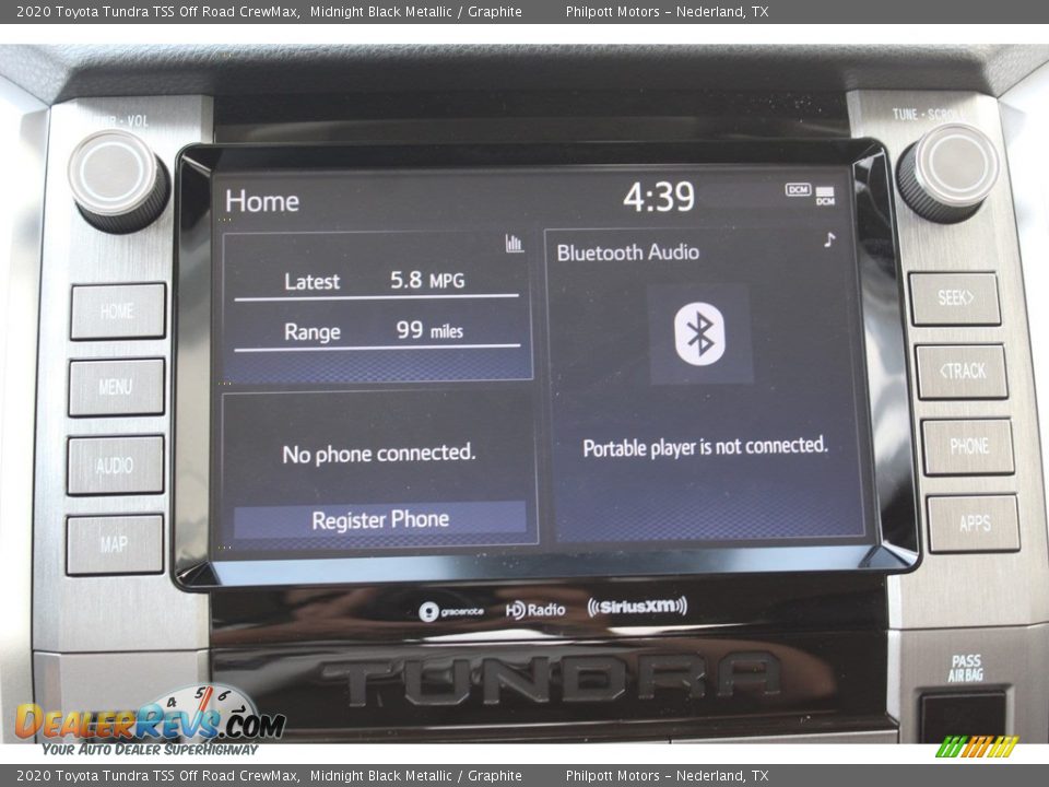 Controls of 2020 Toyota Tundra TSS Off Road CrewMax Photo #16