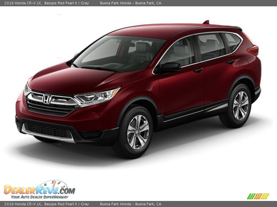 2019 Honda CR-V LX Basque Red Pearl II / Gray Photo #29
