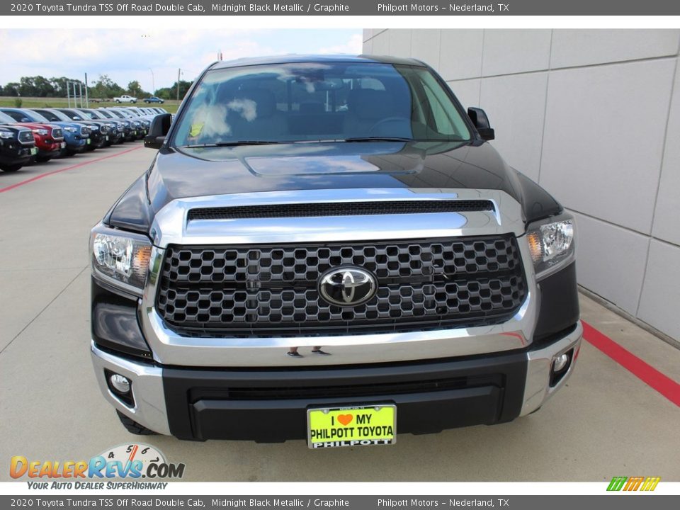 2020 Toyota Tundra TSS Off Road Double Cab Midnight Black Metallic / Graphite Photo #3