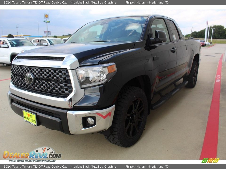 2020 Toyota Tundra TSS Off Road Double Cab Midnight Black Metallic / Graphite Photo #4