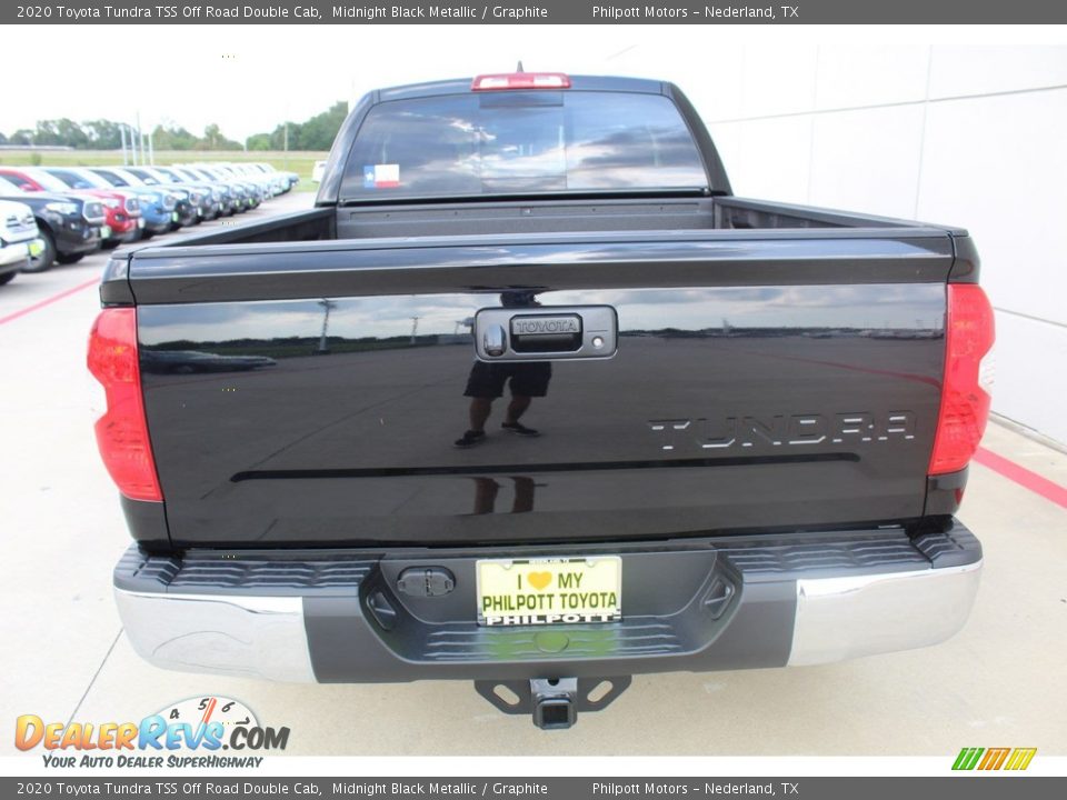 2020 Toyota Tundra TSS Off Road Double Cab Midnight Black Metallic / Graphite Photo #7
