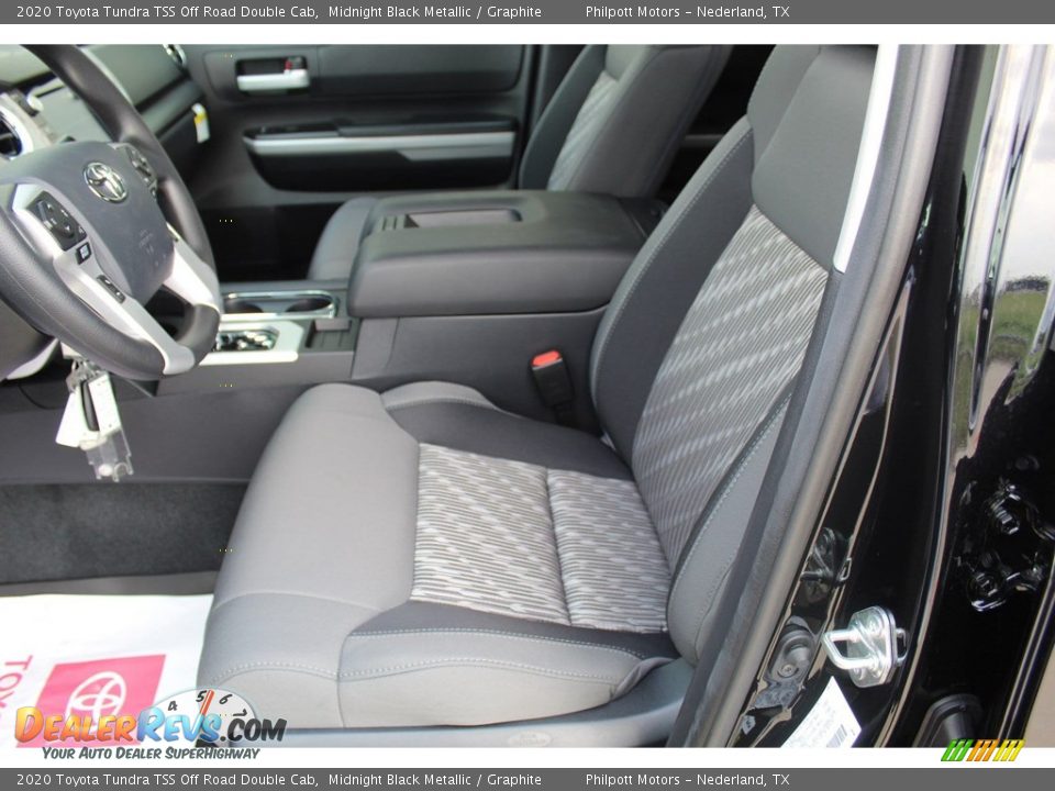 Front Seat of 2020 Toyota Tundra TSS Off Road Double Cab Photo #10