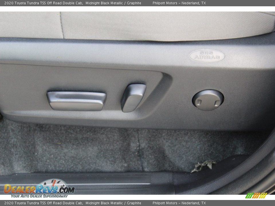 2020 Toyota Tundra TSS Off Road Double Cab Midnight Black Metallic / Graphite Photo #11