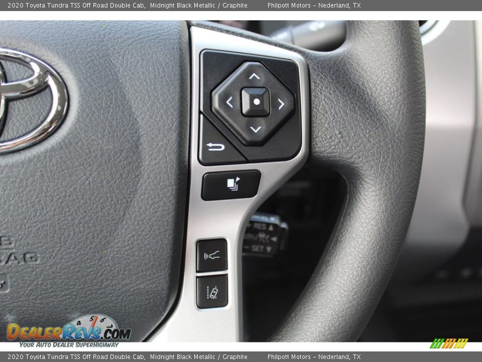 2020 Toyota Tundra TSS Off Road Double Cab Steering Wheel Photo #13