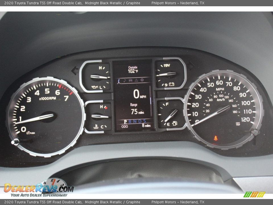 2020 Toyota Tundra TSS Off Road Double Cab Gauges Photo #14