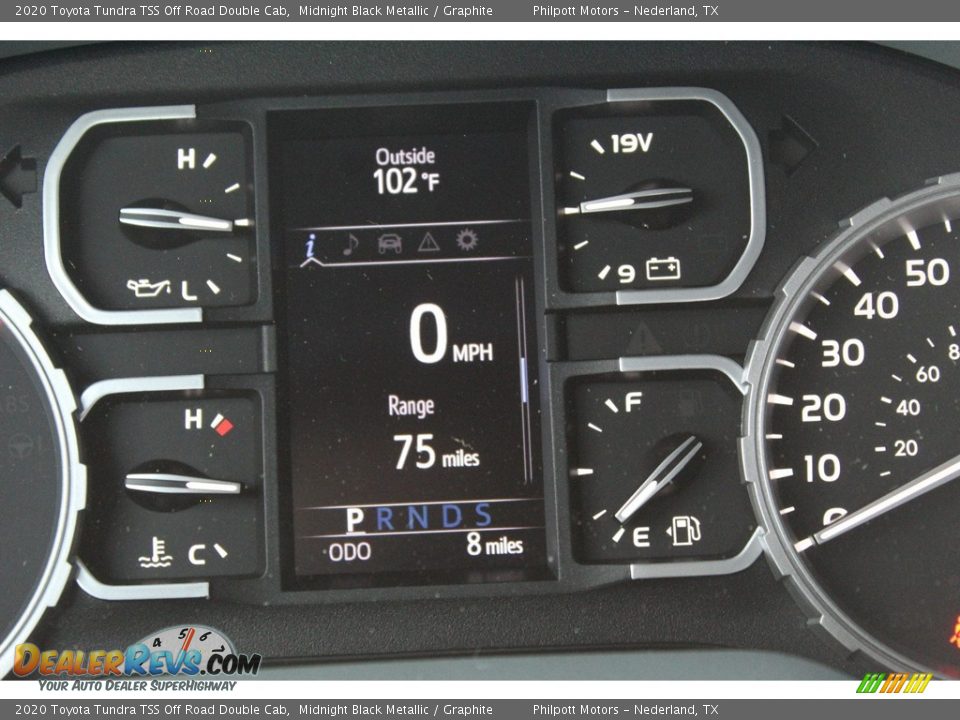 2020 Toyota Tundra TSS Off Road Double Cab Gauges Photo #15
