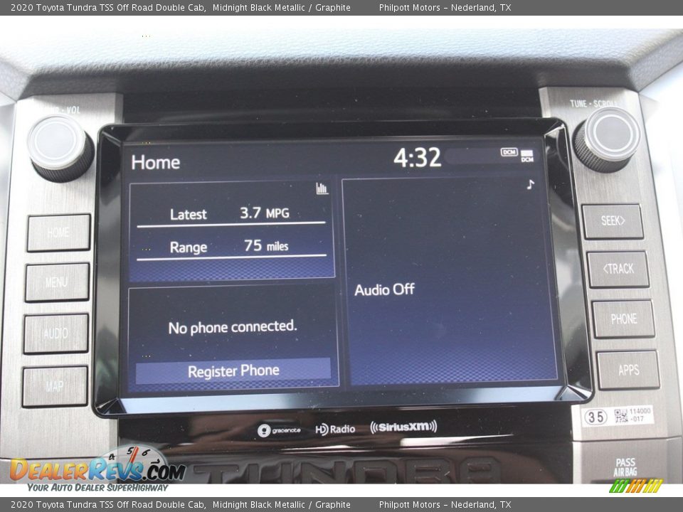 Controls of 2020 Toyota Tundra TSS Off Road Double Cab Photo #16