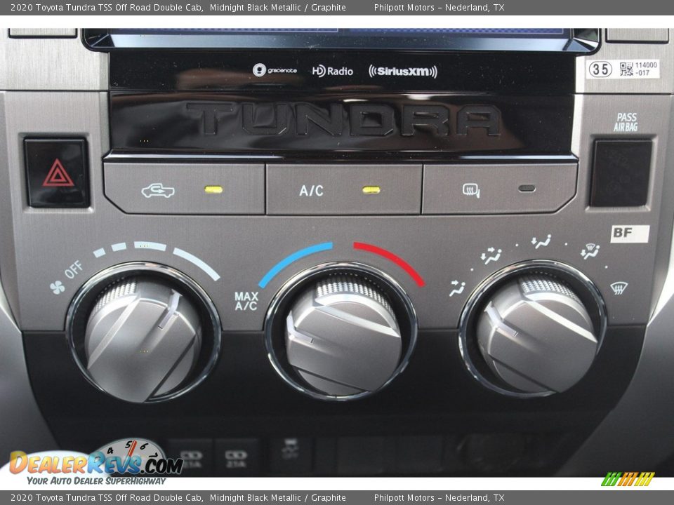 Controls of 2020 Toyota Tundra TSS Off Road Double Cab Photo #17