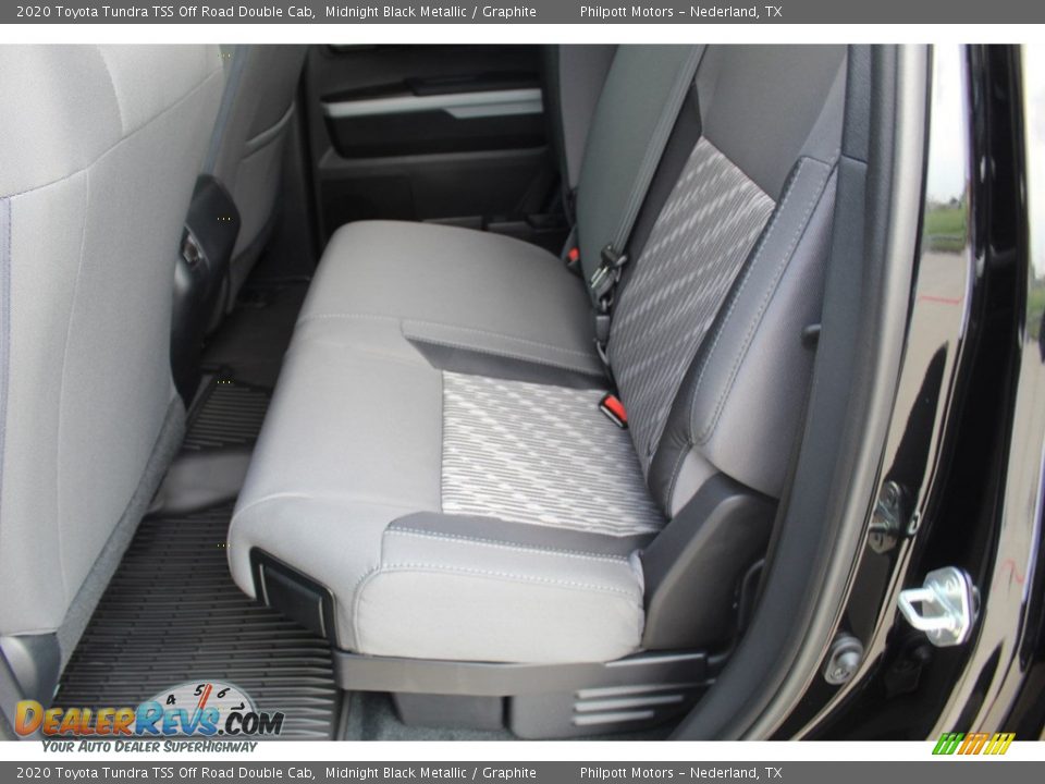 Rear Seat of 2020 Toyota Tundra TSS Off Road Double Cab Photo #20