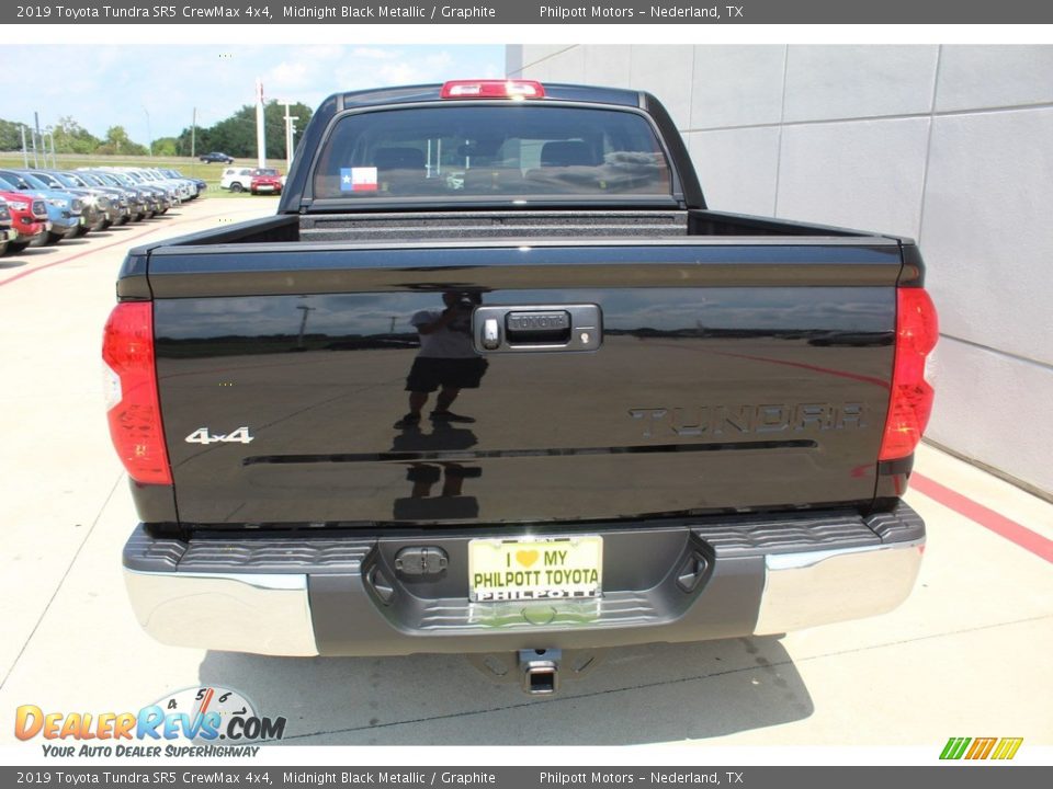 2019 Toyota Tundra SR5 CrewMax 4x4 Midnight Black Metallic / Graphite Photo #7