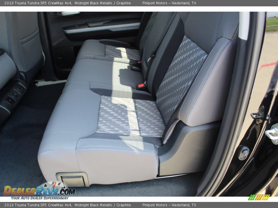 2019 Toyota Tundra SR5 CrewMax 4x4 Midnight Black Metallic / Graphite Photo #19