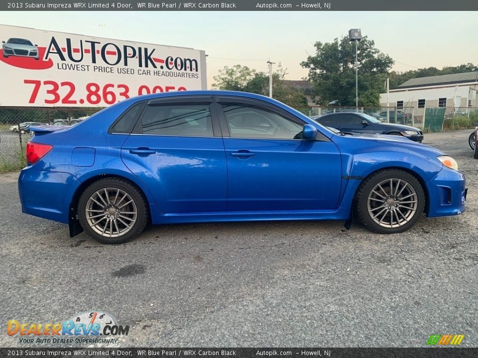 2013 Subaru Impreza WRX Limited 4 Door WR Blue Pearl / WRX Carbon Black Photo #2