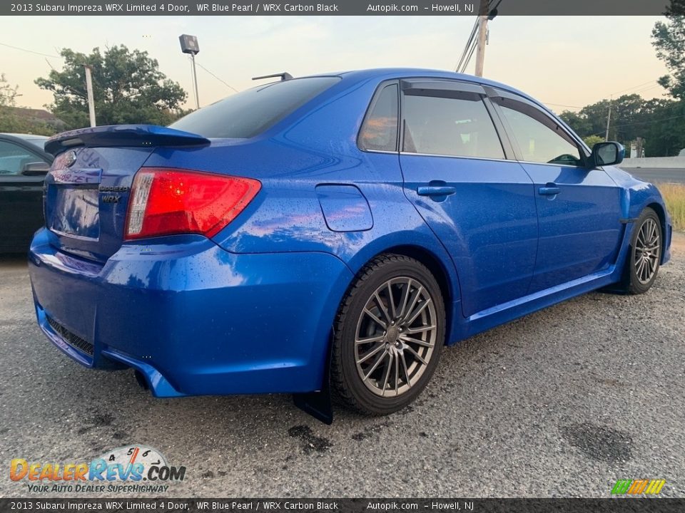 2013 Subaru Impreza WRX Limited 4 Door WR Blue Pearl / WRX Carbon Black Photo #3