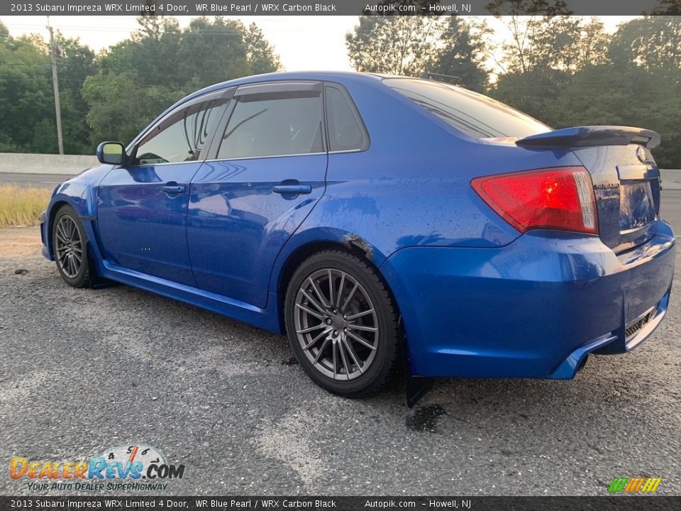 2013 Subaru Impreza WRX Limited 4 Door WR Blue Pearl / WRX Carbon Black Photo #5