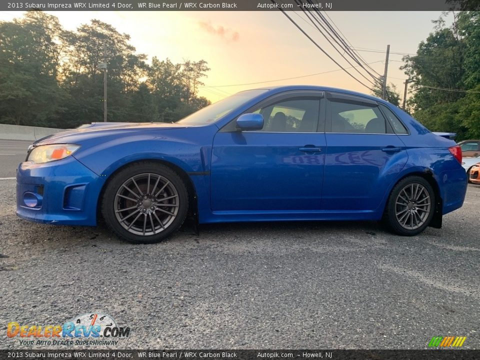2013 Subaru Impreza WRX Limited 4 Door WR Blue Pearl / WRX Carbon Black Photo #6
