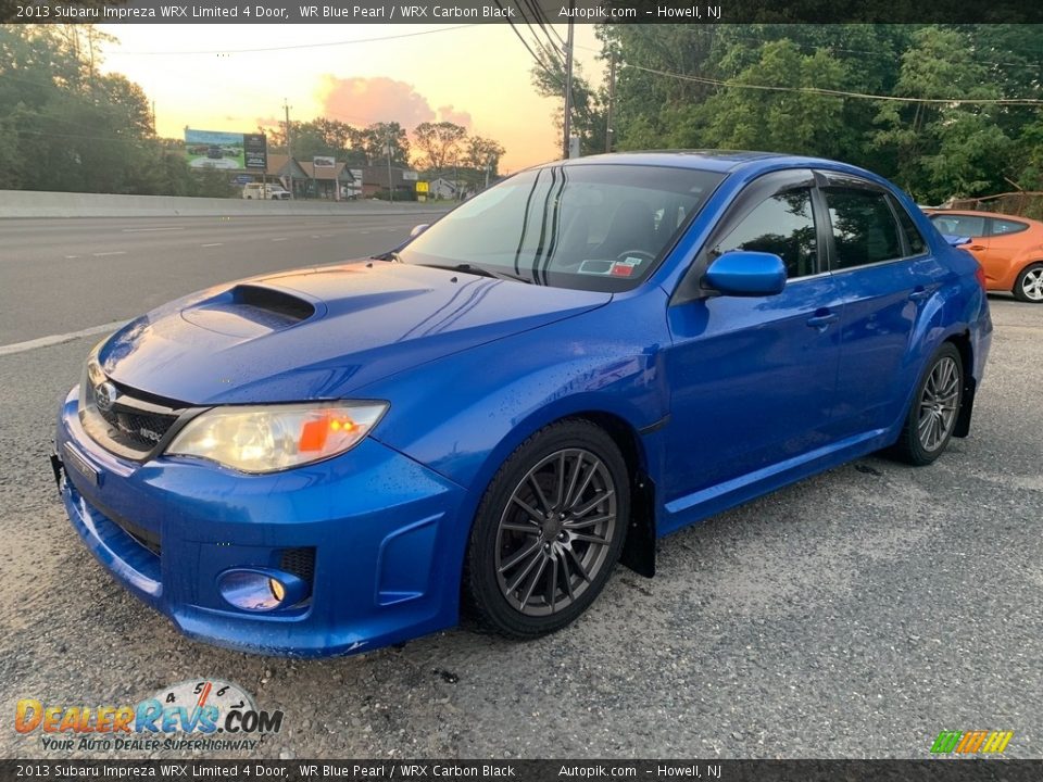 2013 Subaru Impreza WRX Limited 4 Door WR Blue Pearl / WRX Carbon Black Photo #7