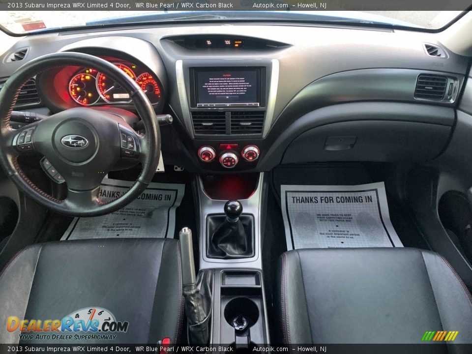 2013 Subaru Impreza WRX Limited 4 Door WR Blue Pearl / WRX Carbon Black Photo #14