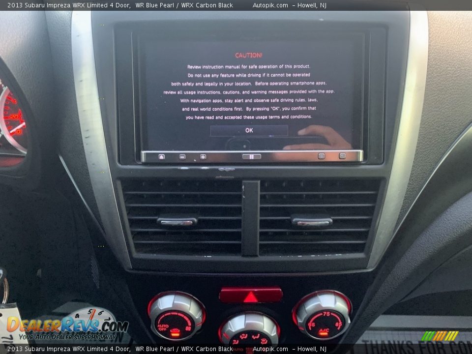 2013 Subaru Impreza WRX Limited 4 Door WR Blue Pearl / WRX Carbon Black Photo #15
