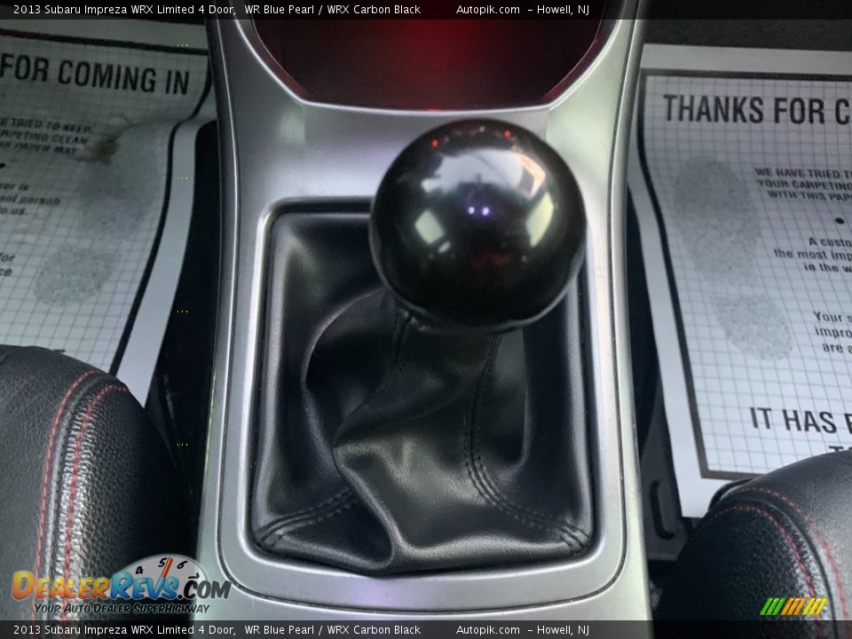 2013 Subaru Impreza WRX Limited 4 Door WR Blue Pearl / WRX Carbon Black Photo #16